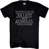 Santa Chimney Nuthouse Jolly Assholes T-shirt