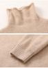 Women's High Neck Cashmere Knit Top - Soft, Fashionable, Skin-Friendly Long Sleeve Sweater