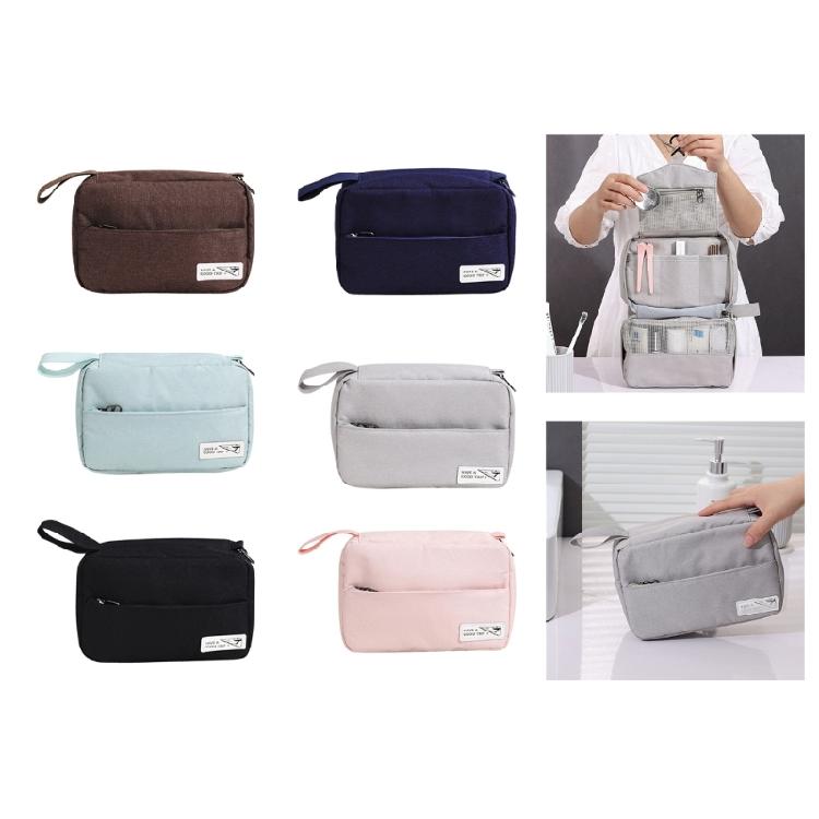 Space Saving Travel Cosmetic Bag Ladies Waterproof Cosmetic Bag Wash Storage Bag