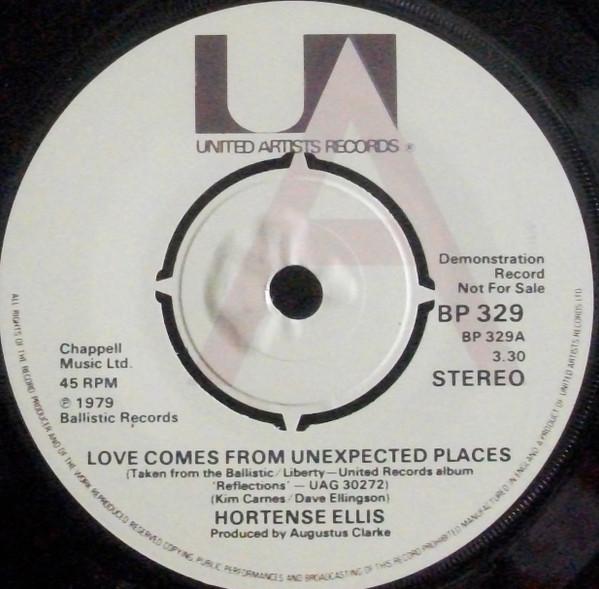 

7inch Record HORTENSE ELLIS Love Comes From Unexpected Places BP329PROMO United Artists 1979 UK Reggae Ska Dub Used