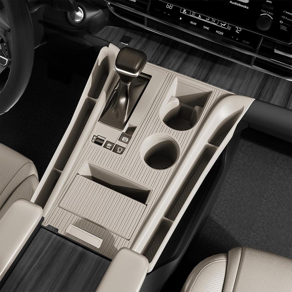 Sienna/Granvia Center Console Storage Organizer: Customized Lower Layer Accessory