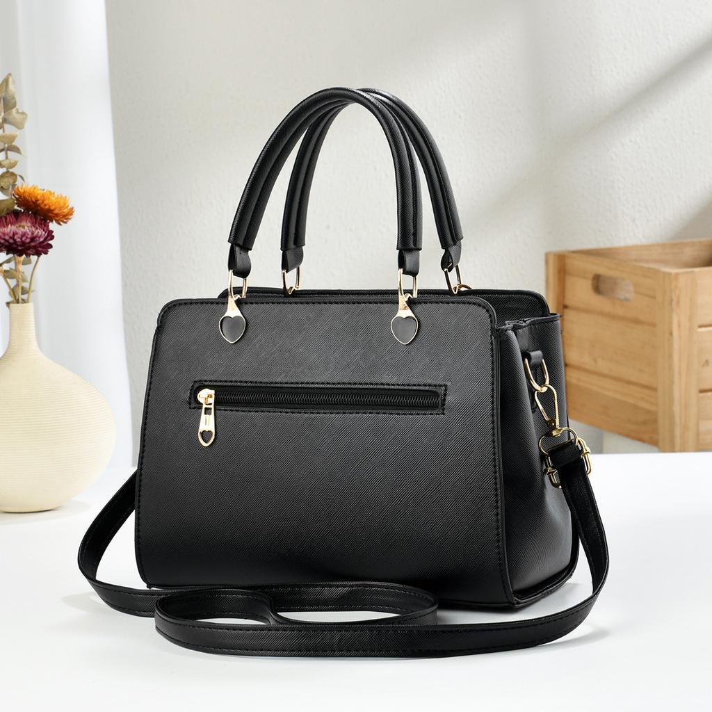 Women’s Light Luxury Top Handle Handbag, Trendy Elegant Atmospheric Shoulder Crossbody Bag For Daily Casual Outfits