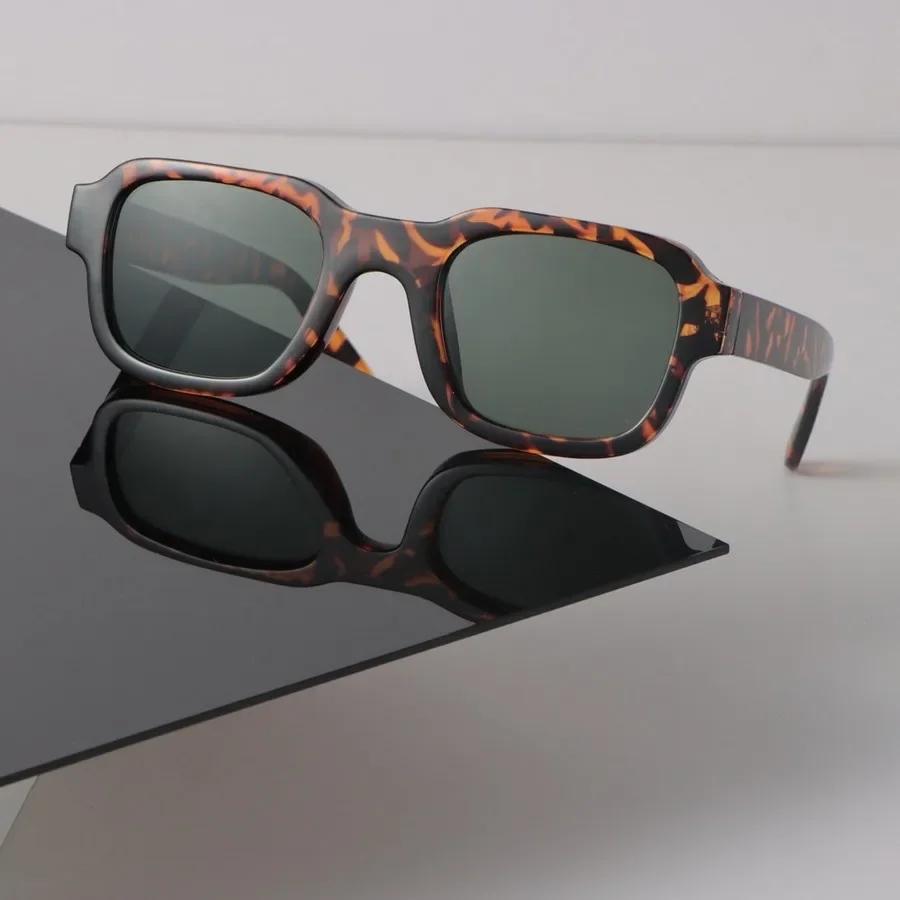 New Square Sunglasses Women Men Retro Luxury Female Male Mirror Clear Designer Eyewear Sexy Brand Black Sun Glasses