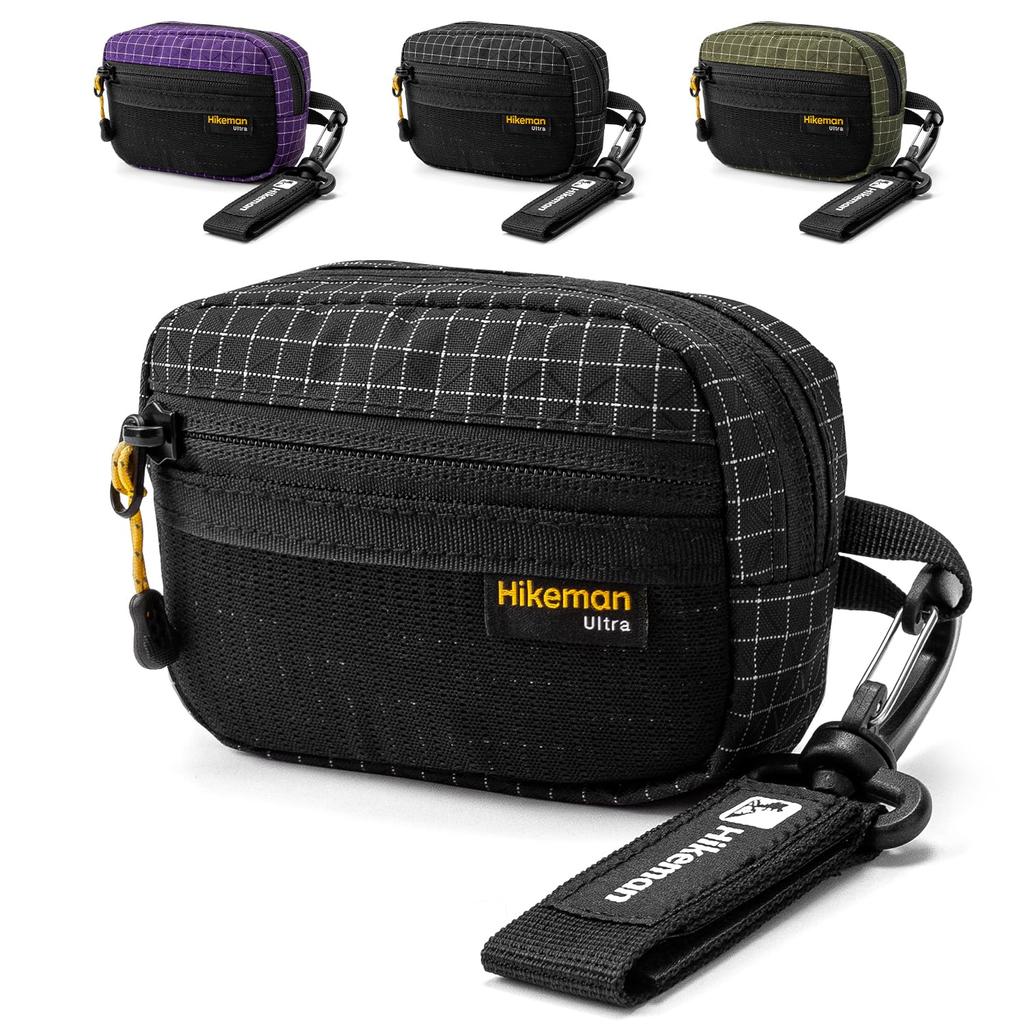 Multifunctional Hiking Small Item Earphone Mini Pouch with IC Card and Coin Drop Water Perfect for Outdoor and Everyday Use Pouch, Case, Case,
