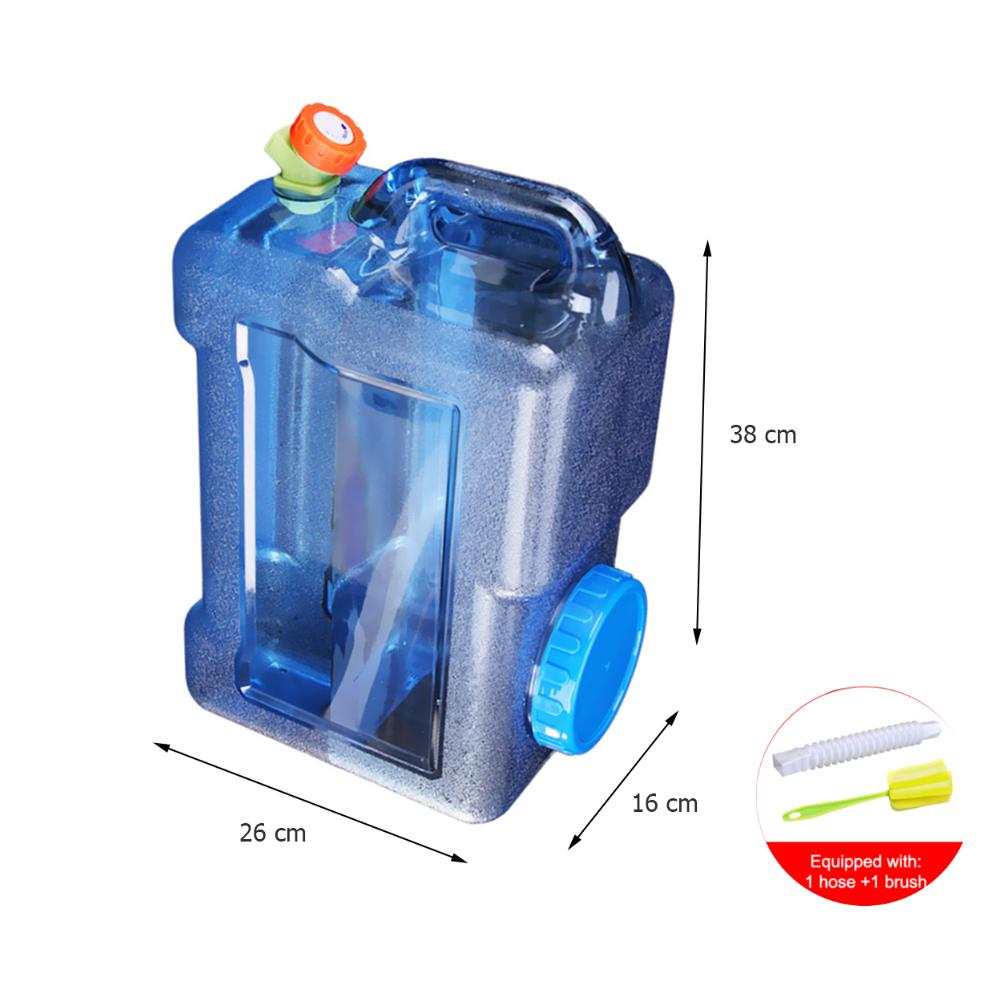 3-12L Camping Water Bucket Large Capacity Water Bag Container with Faucet Portable Car Water Tank for Picnic Hiking Travel
