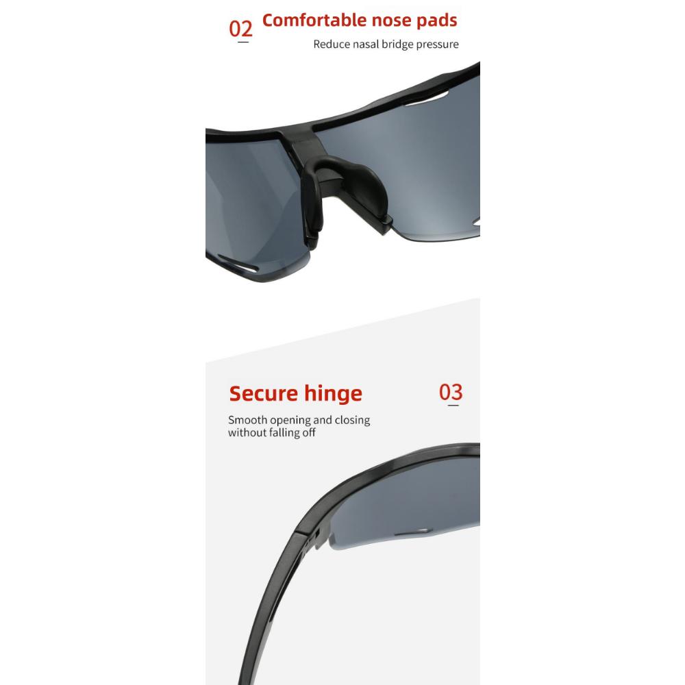 Sportbrille hochauflösend bunt Outdoor Wandern professionelle Radbrille winddicht Sand Anti fliegende Insekten Herren Bergsteigen