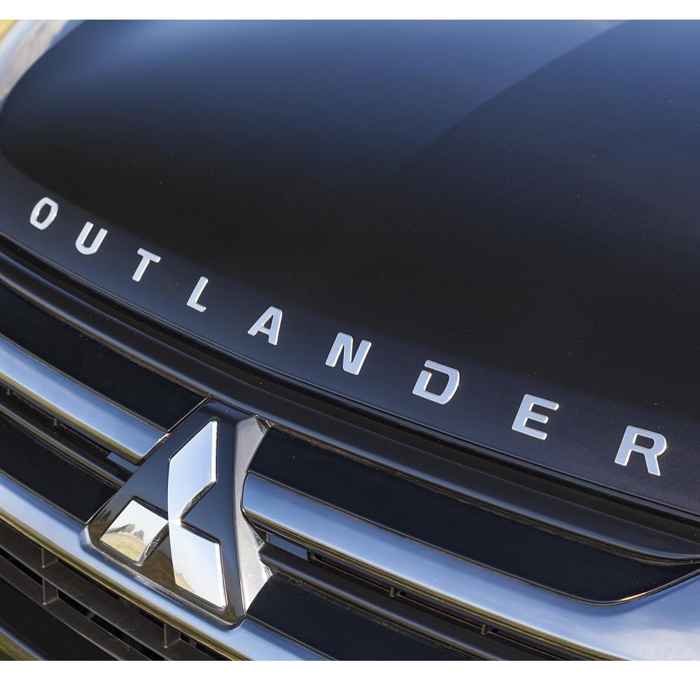 Car Front Hood Letter Badge Replacement Sticker Decoration For Mitsubishi Outlander Ralliart Lancer Evolution Grandis Pajero ASX