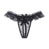 Sexy G-string T Panties Female Underwear Lace Thongs Women's Pants Sexy Pearl Panties Erotic  Women Crotchless Panties Plus Size