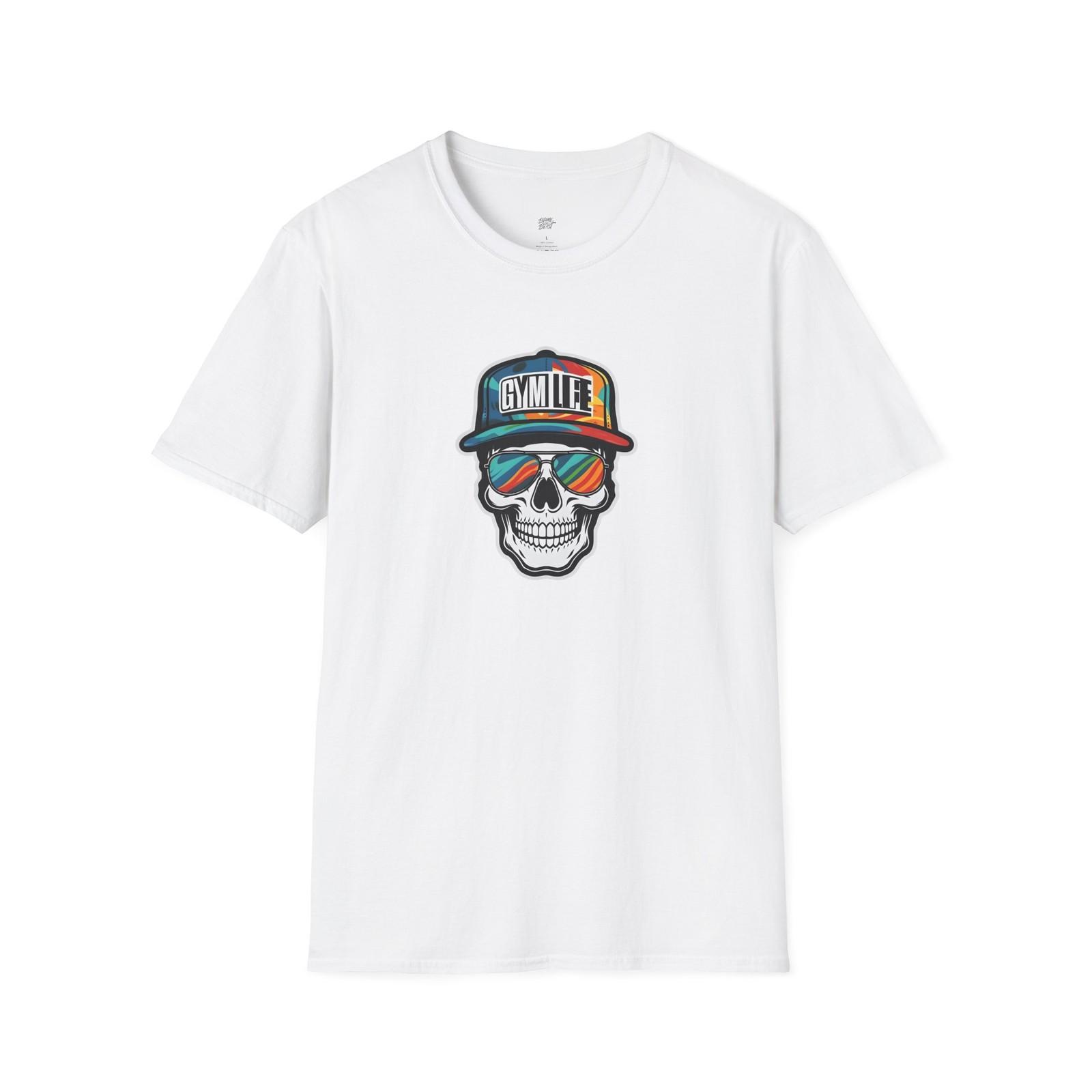 

Gym Skull T-Shirt, Workout Tee, Fitness Shirt, Exercise Top, Gym Life Apparel 5XL різнокольоровий