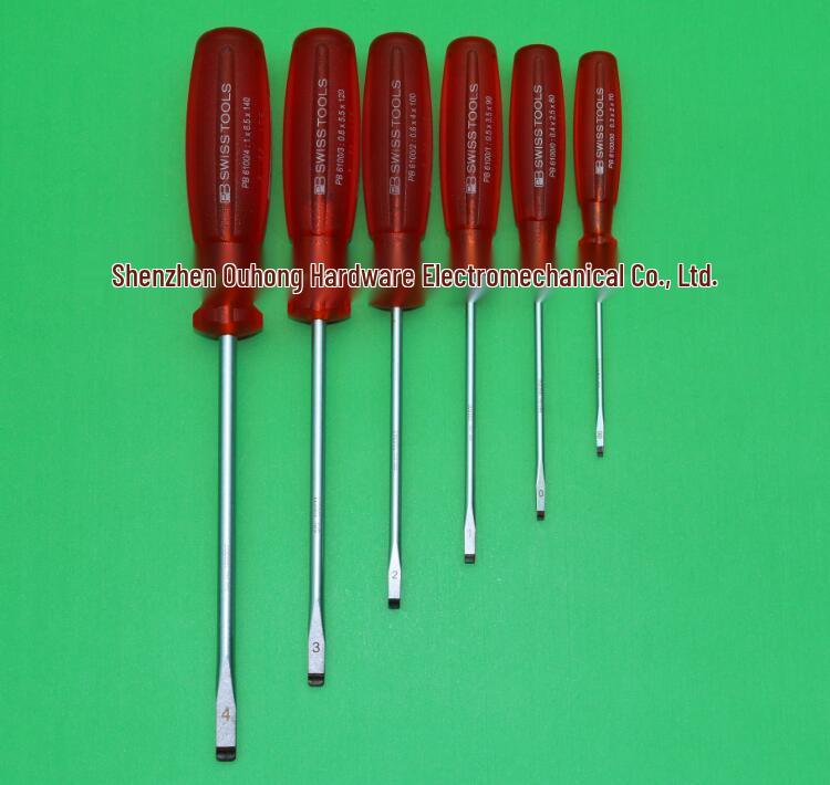 Swiss PB Tools 6100 Slotted Screwdriver Series 00-6