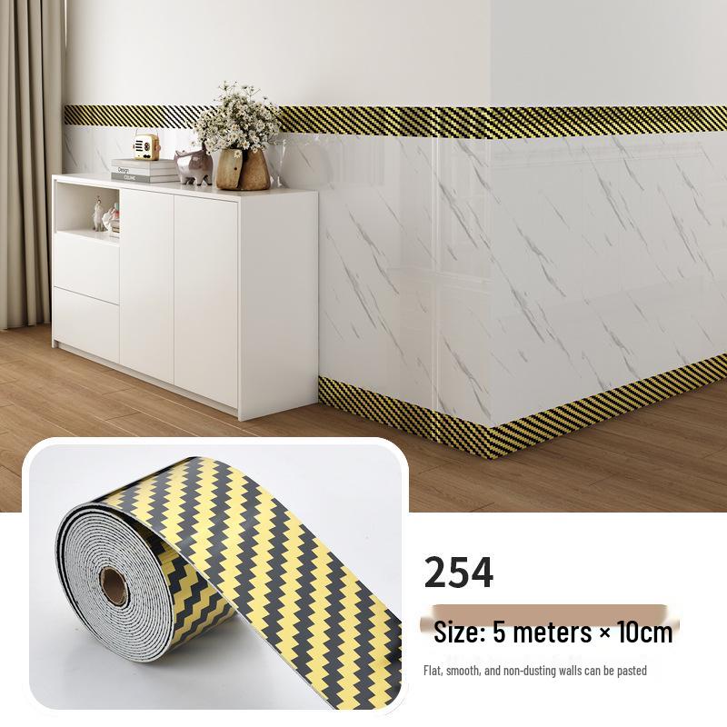 Marmoroptik Selbstklebende Fliesen-Sockelleiste & Wandaufkleber