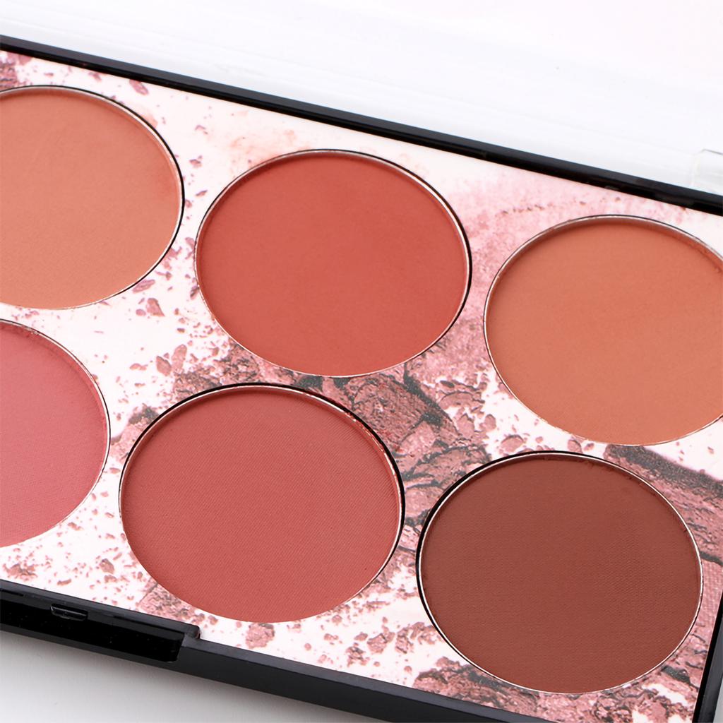 8 Color Blush Tray Matte Long Lasting Rouge Tray Makeup Accessories