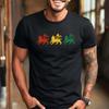 Rasta Löwe Reggae T-Shirt, Unisex Bella+Canvas Tee, Irie One Love Bekleidung