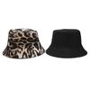 Spring and Summer Cotton Leopard Print Bucket Hat Fisherman Hat Outdoor Travel Sun Cap for Men and Women 87