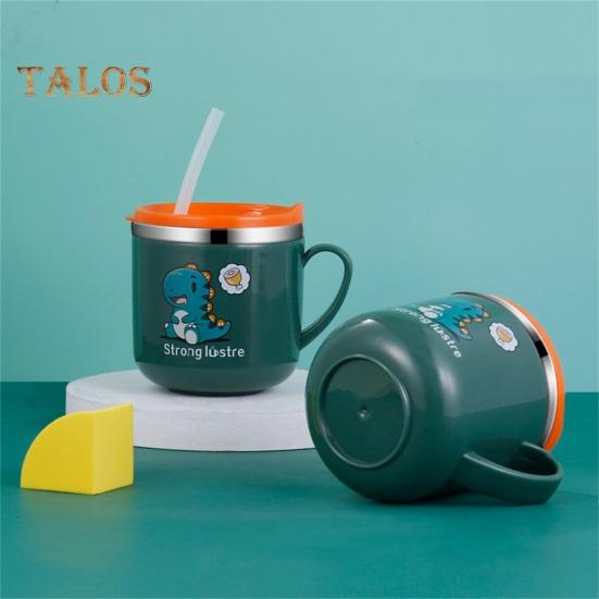 Lernen Sie Trinkbecher, schön, praktisch, wiederverwendbar, langlebig, universell, Edelstahl, für Kaffee und Saft für Kinder