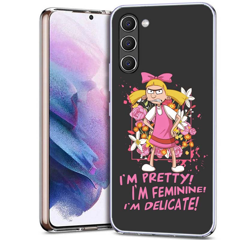 Hey Arnolds Cartoon Phone Case for Samsung A16 A17 A26 A36 A37 A56 A57 A12 A22 A32 A52S A07 A06 A02S A72 Galaxy A70 A50S A71 A51