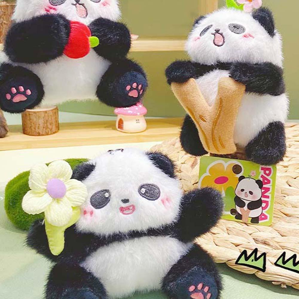 Cartoon Kawaii Animal Pendant Keys Accessories Huahua Panda Keyring Birthday Gift