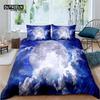 Landscape Starry Sky Duvet Cover Microfiber 3D Print Galaxy King Queen Bedding Set For Kids Teen Boys Girls Gift Bedroom Decor