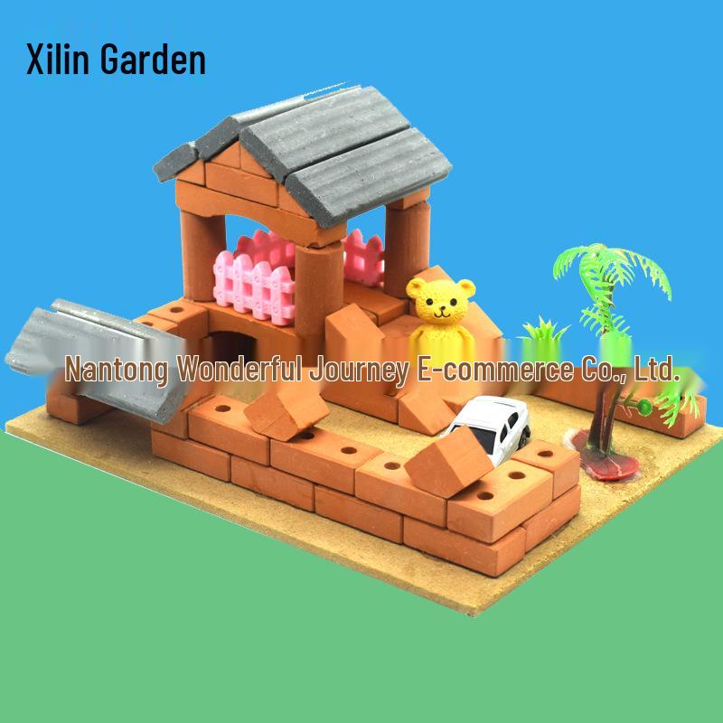 Little Bricklayer DIY Cement House Building Blocks - Educational Toy for Children