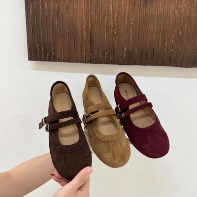 Chaussures Plates de Mode pour Femmes Mode Décontractée Tendance Confortable Zapatillas De Mujer Ballerines Mocassins Souples Chaussures Mary Janes