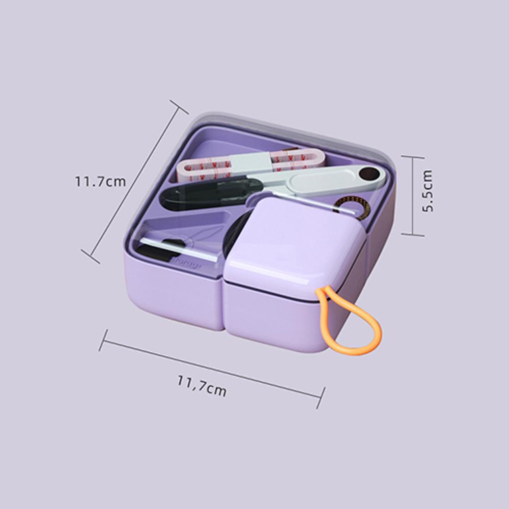 

New Sewing Kit With Scissors, Sewing Needles Thimble, Thread, Tape Measure
