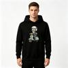 Men's Skull Scooter Print Casual Pullover Hoodie Long Sleeve Comfort Streetwear Hooded Sweatshirt
