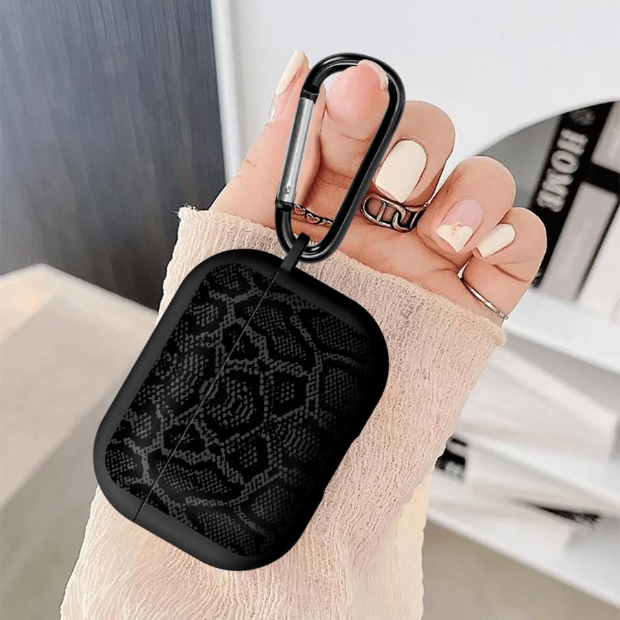 Earphone Cases Cover Case For Airpods 4 3 Pro2 2 Pro Pro3 1 Snakeskin Pattern Airpods 3