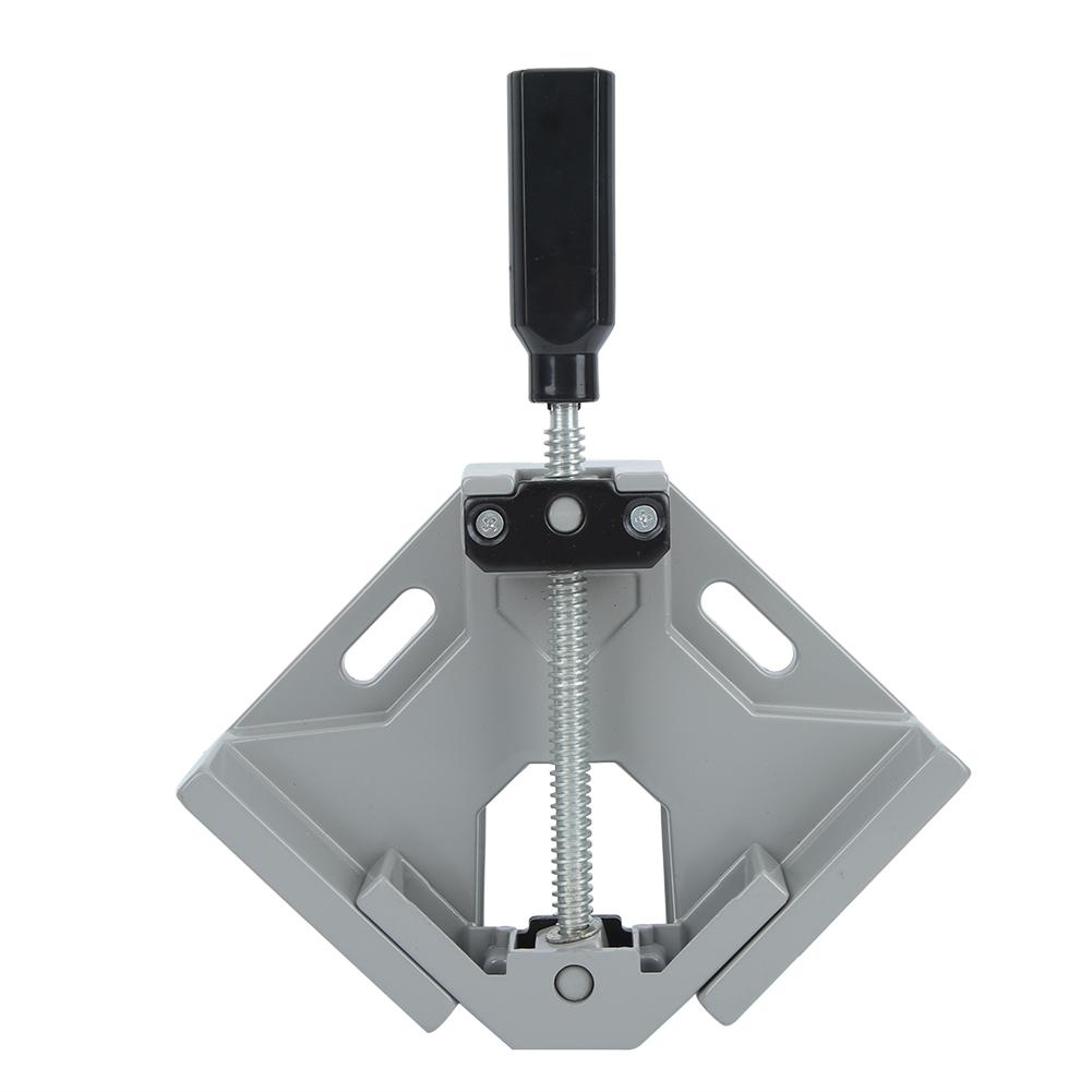 Aluminum Alloy Single Handle 90 Degree Right Angle Clamp Welding Corner Clamp Carpenter Woodworking Tool