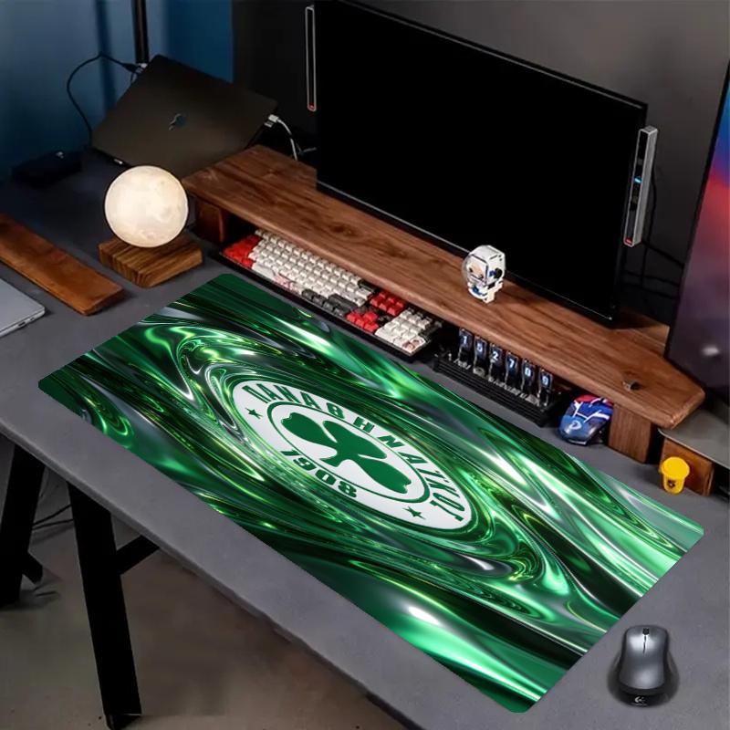 Panathinaikos FC Print Mouse Pad, Anti‑Slip Desktop keyboard Mat, for PC Laptop Gaming Working Daily Use, Cool Festival Birthday Gift