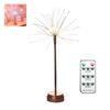 Christmas Fairy Tree Light LED Copper Wire Lights 80 LED Battery/USB Powered Table Starburst Light for Desk Centerpiece