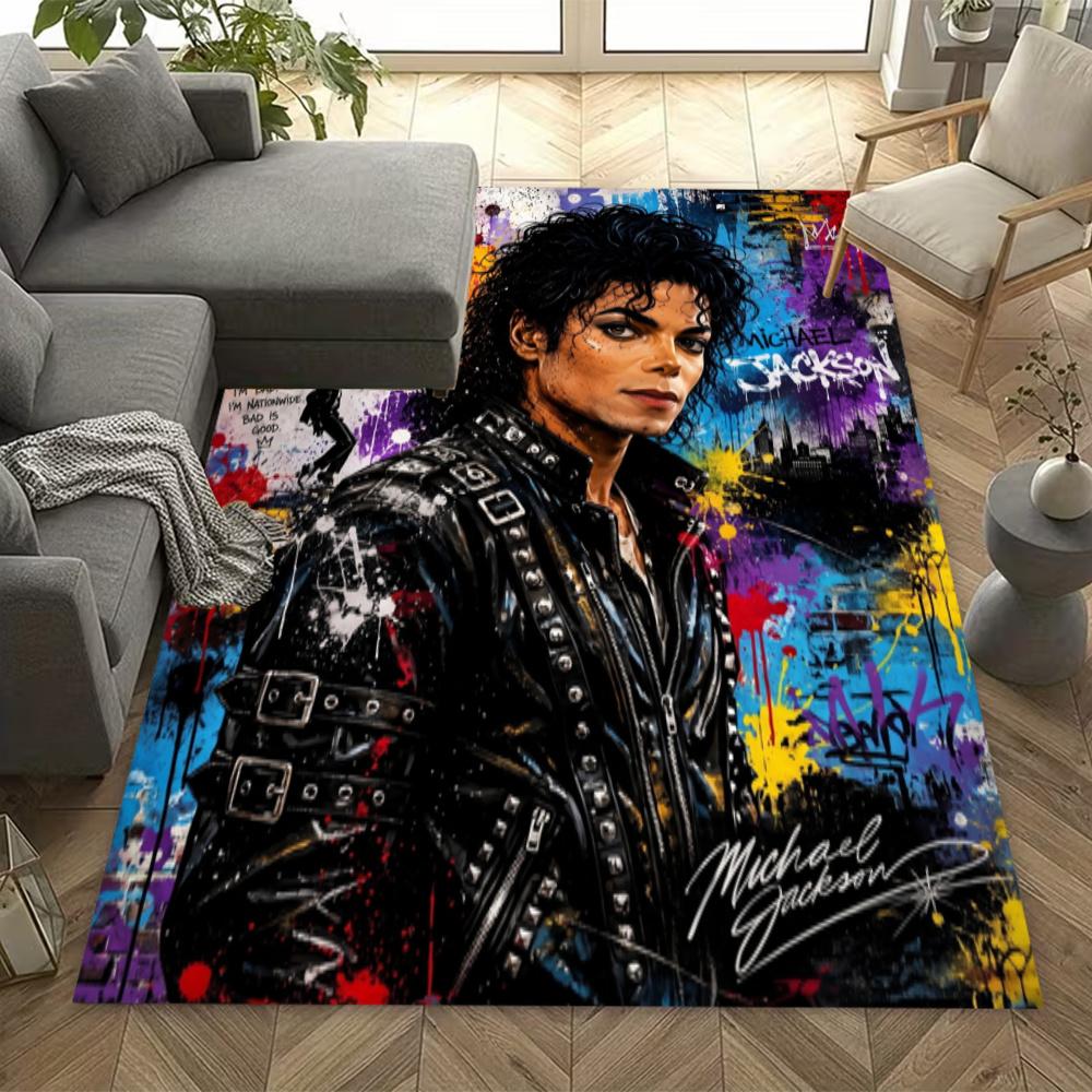 Michael Jackson Pop Icon Floor Mat Suitable For Balcony Kitchen Bedrooms Entryway Antislip Rug Decorate Offices Perfect Gift For Womenmen