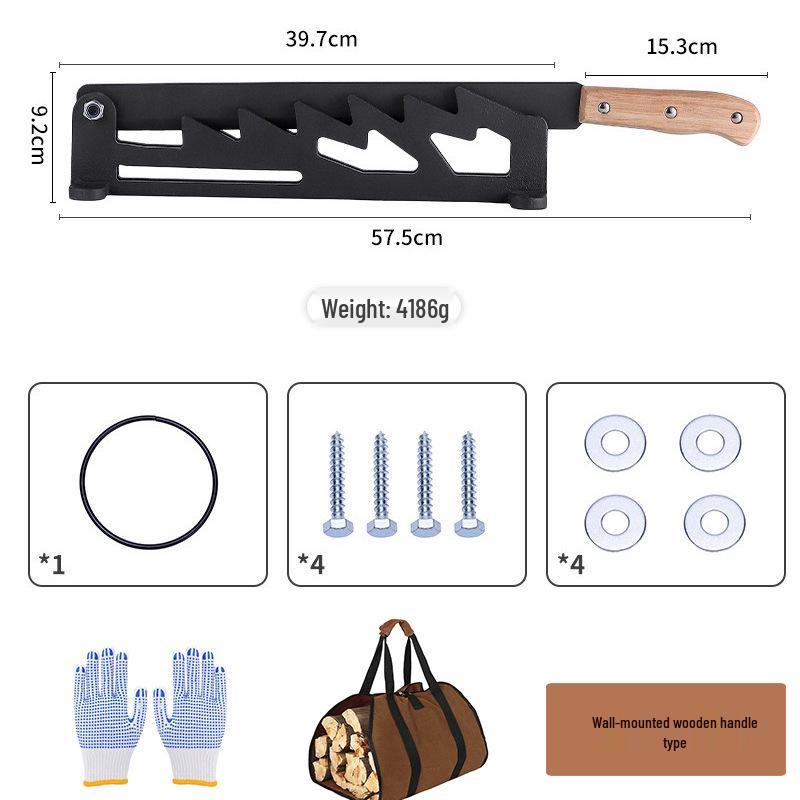 Chiyue Wall-Mounted Manual Steel Firewood Splitter