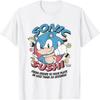 Sonic Le Hérisson Sonic Sushi Moins de 30 Secondes T-shirt Vintage