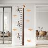 Creative Magic Witch Height Chart Sticker for Living Room Kids Room Wall Decoration Growth Ruler Wall Art