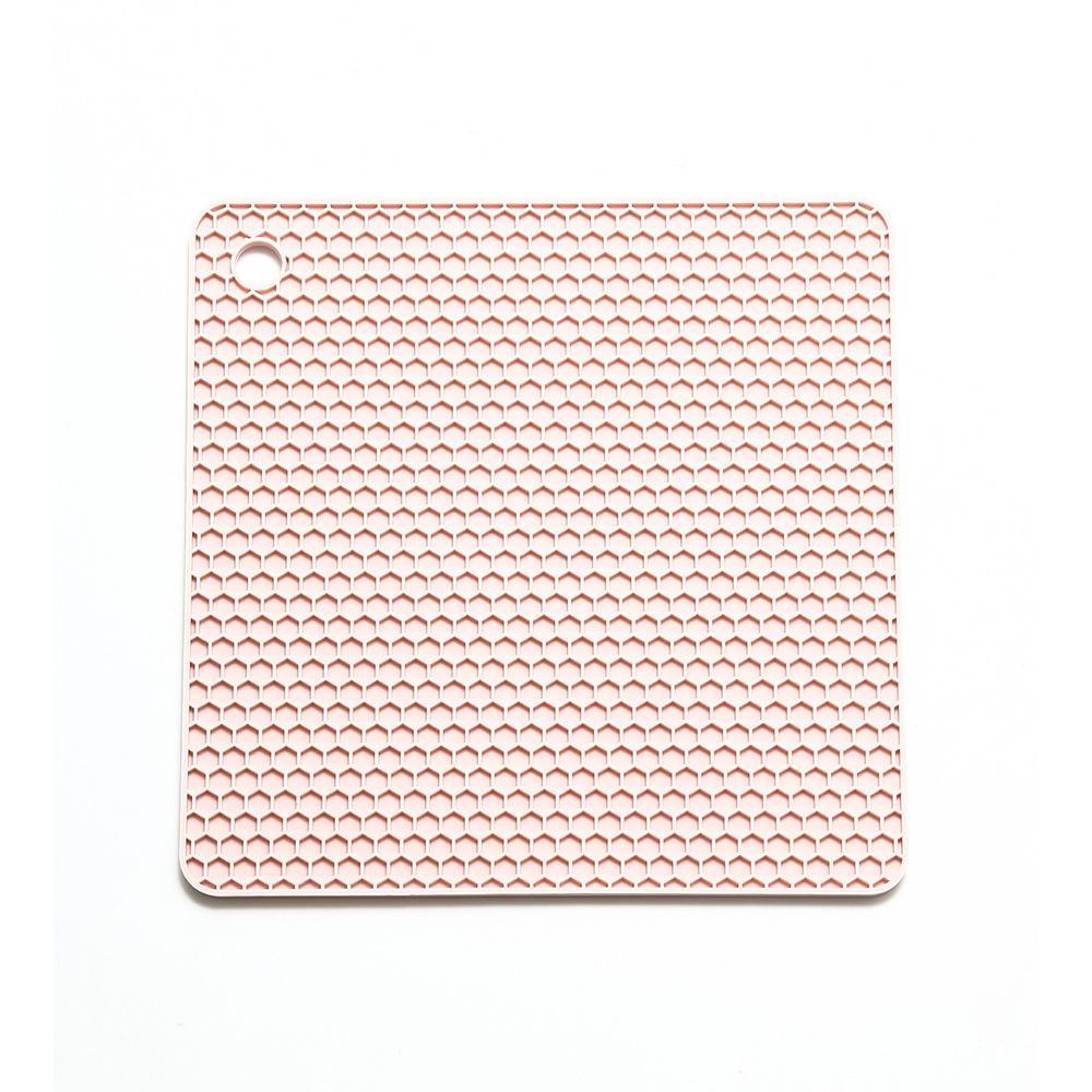 Silicone Honeycomb Heat-Resistant Non-Slip Pot Mat - Easy Clean & Anti-Scalding Placemat.