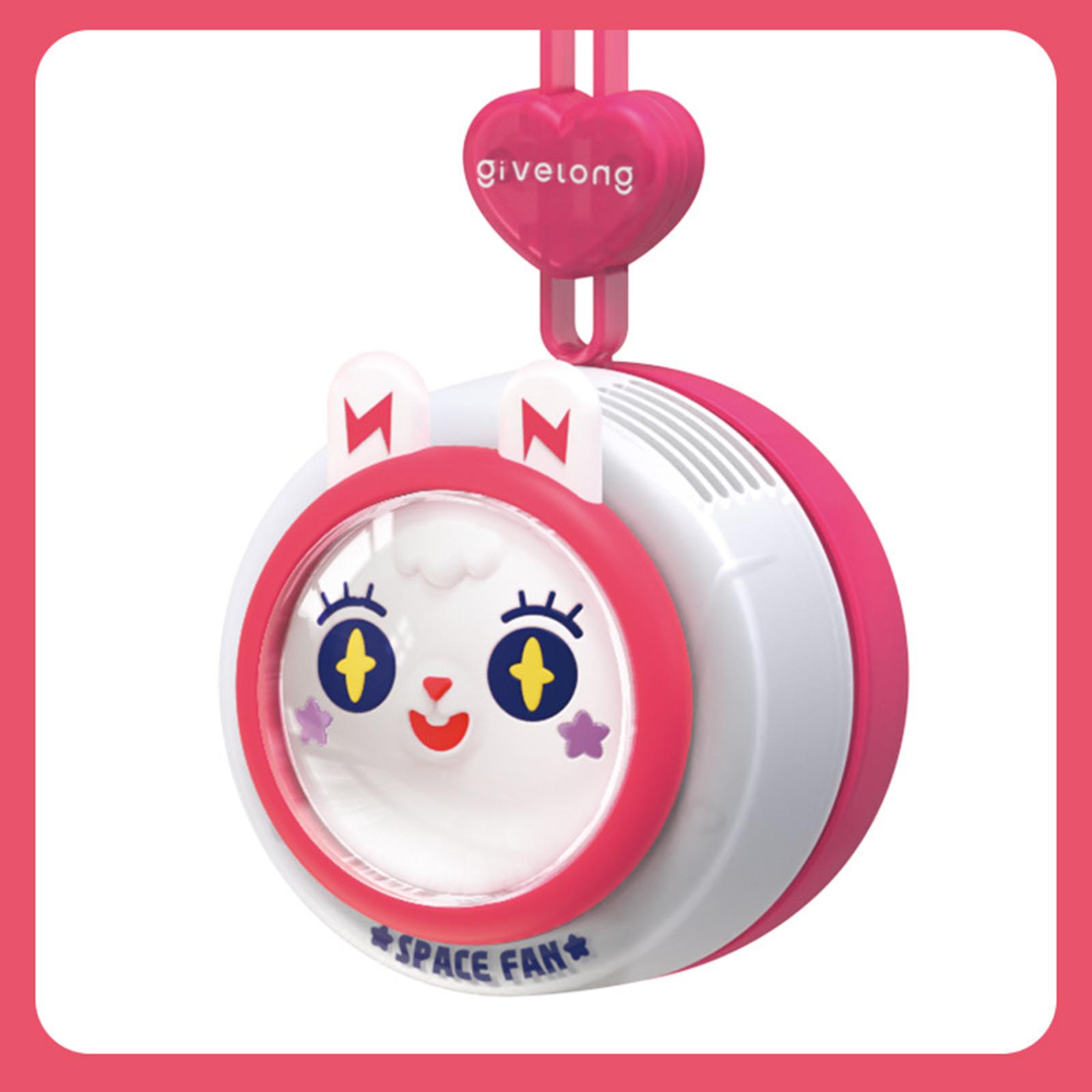 Portable Neck Fan for Kids Bladeless Neck Fan Wearable Neck Cooling Fan Portable Neck Fan for Girls Travel Indoor