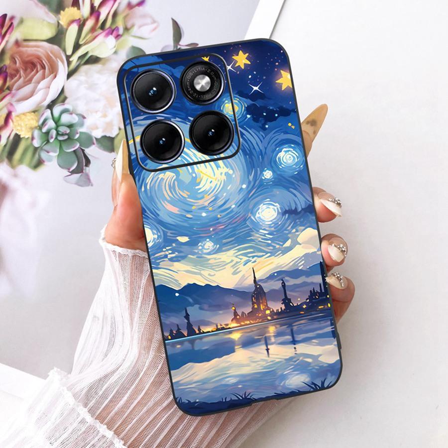 For Motorola Edge 70 Fusion Phone Case 2026 Cover Cute Cats Printing Soft Silicone Shell for Moto Edge70 Fusion XT2605-1 Funda