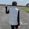 Down cotton vest women's winter new outer wear vest large size fashion vest design sense vest jacket