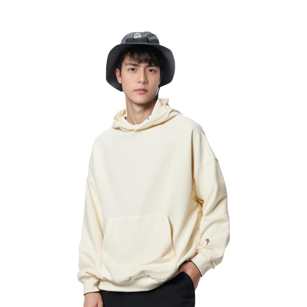 ANTA Sweatshirts Men's Beige Hooded Moderate Regular 172421705-3