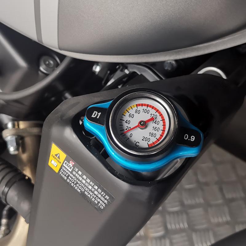 0.9Bar 1.1Bar Big Or Small Head Motorcycles Car Thermost Radiator Cap Cover Water Temperature Gauge Cover Utility Safe