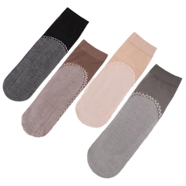 10 Pairs Women's Fishnet Short Socks with Cotton Sole - New Summer Style, Breathable, Sweat-Absorbent, Invisible.