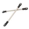 8Pcs Stainless Steel Link Rod 275mm Wheelbase Stainless Steel Link Rod Linkage Set for 1/10 RC Crawler Car