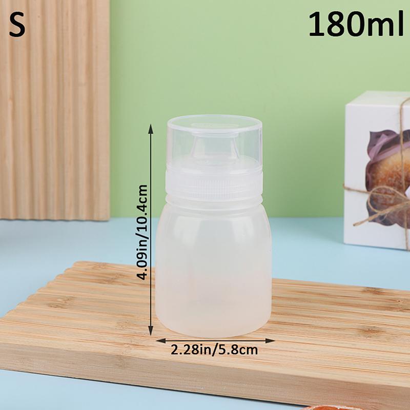 Squeeze Sauce Bottle Durable Leak Proof Refillable Plastic Condiment Container For Salad Ketchup Honey Jam Squeeze Sauce Bottle