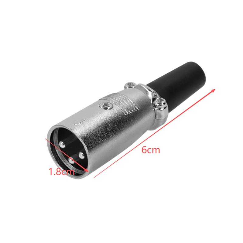 Battery Charger Port 3 Pin Inline Connector Jack Socket With Cap For Electric Scooter E-Wheelchair Microphone Connectors Adapter