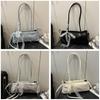 Minimalist Pu Square Shoulder Bag With Inner Phone Pocket For Casual Outings