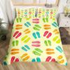 Sumer Hawai Beach Soft Duvet Cover Ful Ocean Beding Set for Young Boys Young Girls, Lovely Flip Flops Slipers Conch Starfish Warm Comforter Cover