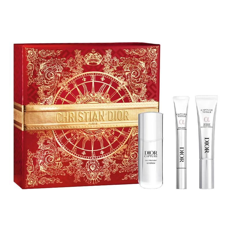 Dior Skincare Muscle Energizing Small A Bottle Essence + Line Lightening Essence + Firming Essence Skin Care Set Lucky Gift Limited Gift Box Firming,