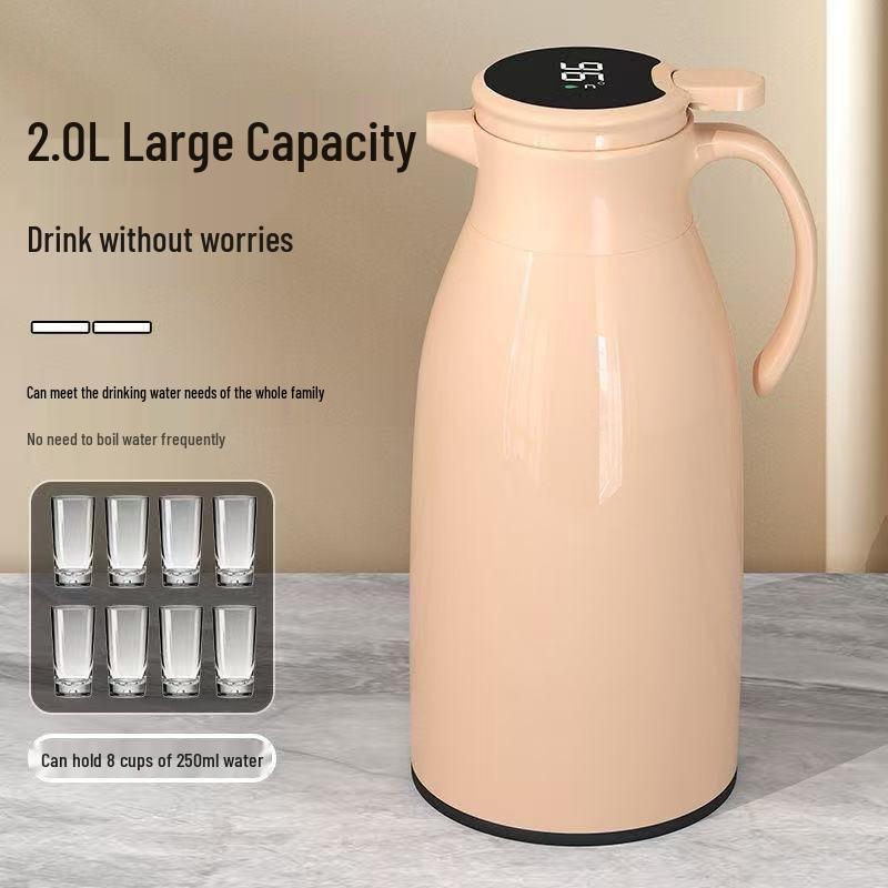 Large Capacity Glass Liner Thermos Flask for Home and Office