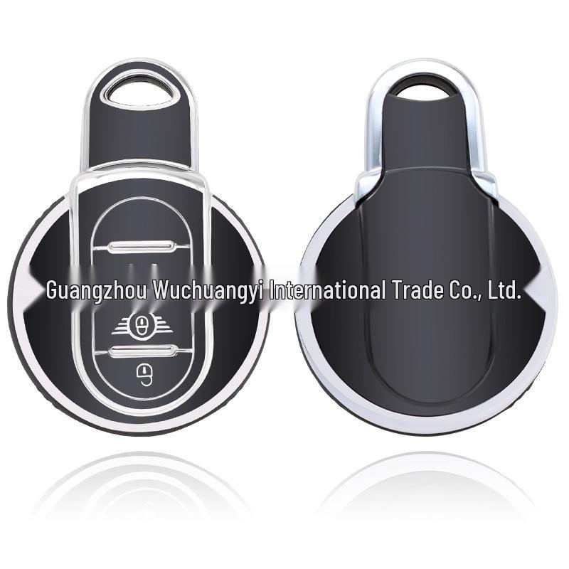 

Чехол для ключа Mini Cooper: Подходит для F54, F55, F56, F60 Countryman с пряжкой Cool Black [Single Shell]
