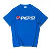T-shirt Classica con Stampa Logo Cocacola Unisex Unisex Casual Larga Cotone Manica Corta Maglietta Retrò Streetwear Top Unisex